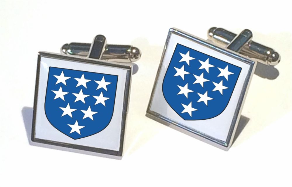 Family Crest Cufflinks Squ